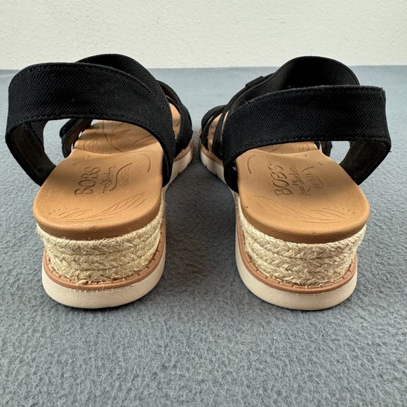 BOBS SKECHERS Arch Fit Womens Beach Kiss Be Breezy Sandals BLACK - 9 US‎ - Picture 4 of 6
